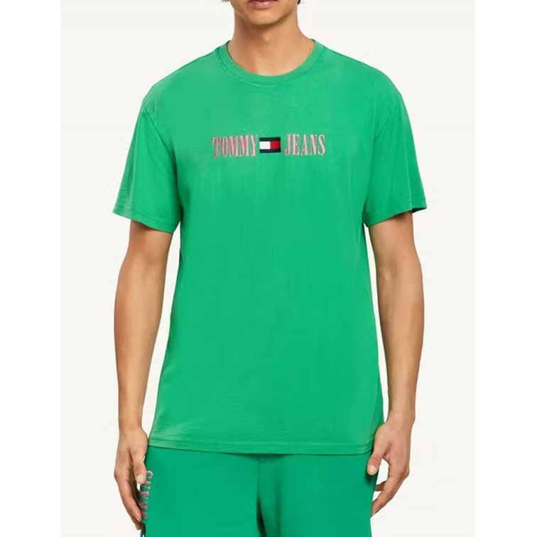 t-shirt homme  th tjm linear logo tee
