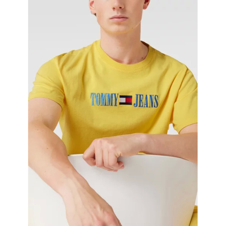 t-shirt homme  th tjm linear logo tee