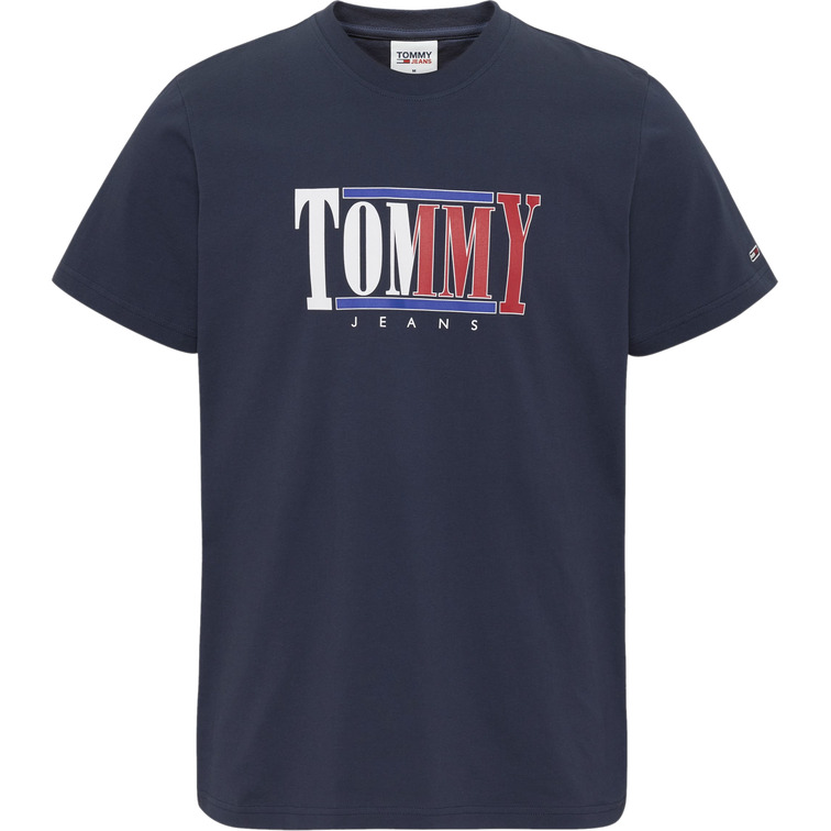 t-shirt homme  th tjm reg rwb centered logo tee