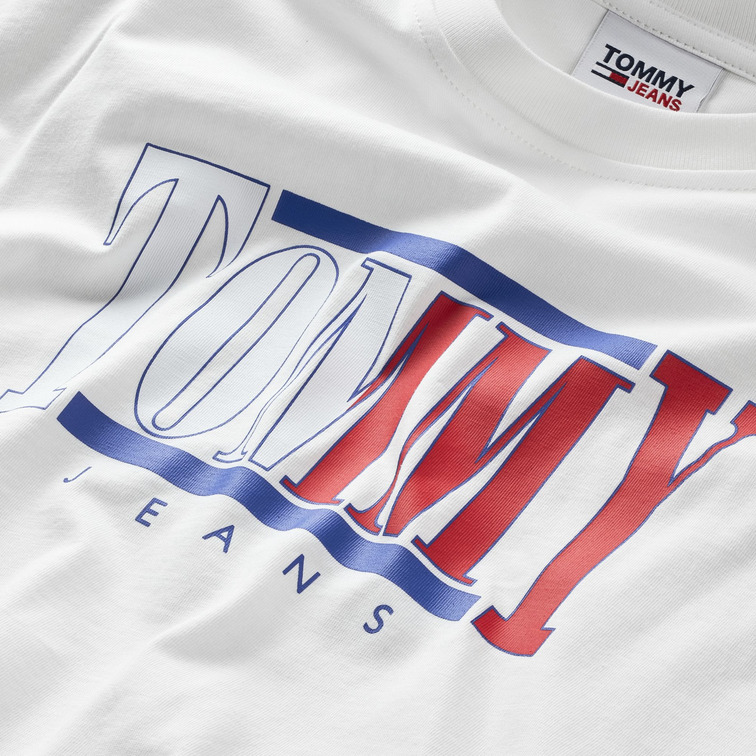 t-shirt homme  th tjm reg rwb centered logo tee