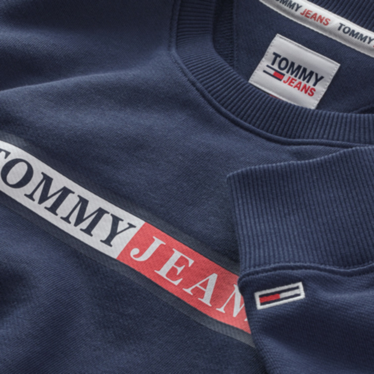 sweat-shirt homme  th tjm reg essential graphic crew