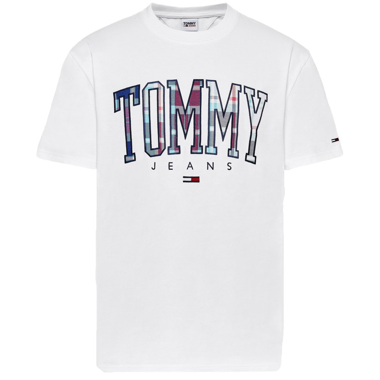 t-shirt homme  th tjm clsc tartan tommy tee