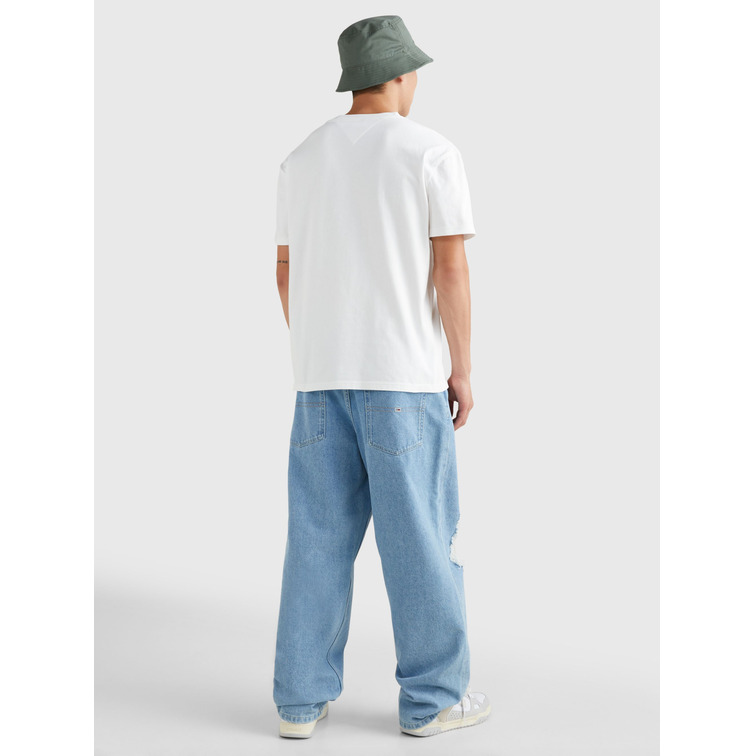 t-shirt homme  th tjm clsc tartan tommy tee