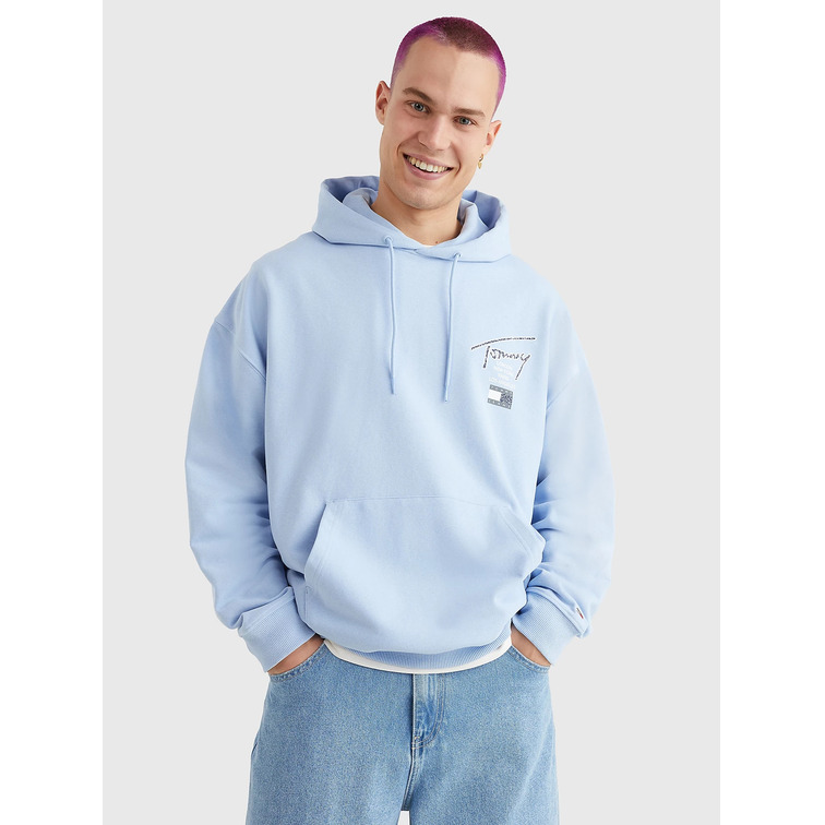 sweat-shirt homme  th tjm ovz aop back hoodie