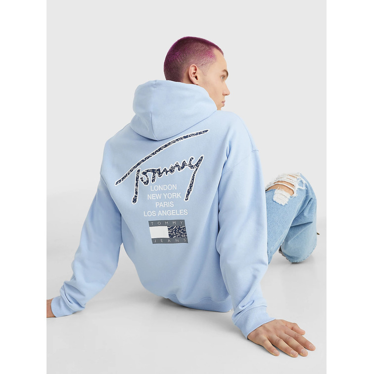 sweat-shirt homme  th tjm ovz aop back hoodie