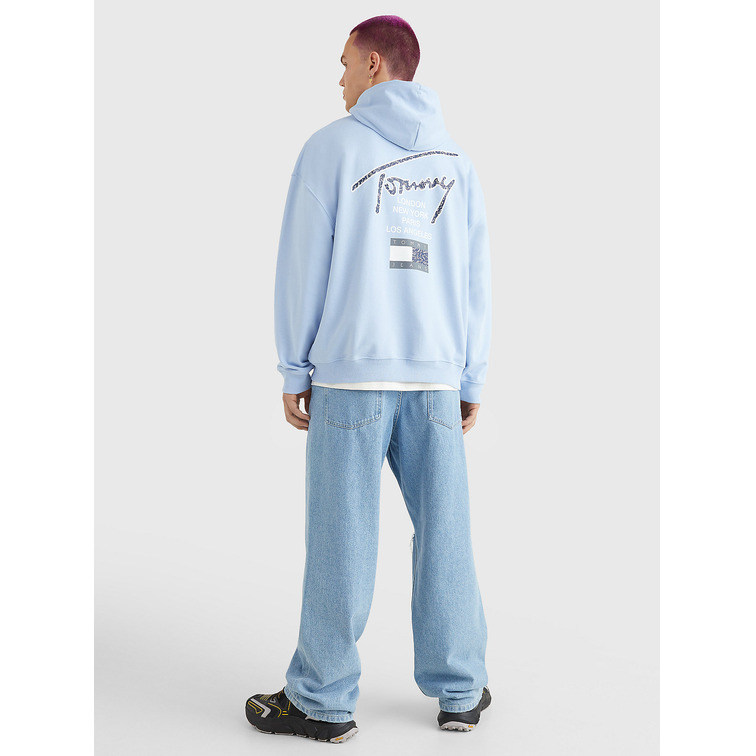 sweat-shirt homme  th tjm ovz aop back hoodie