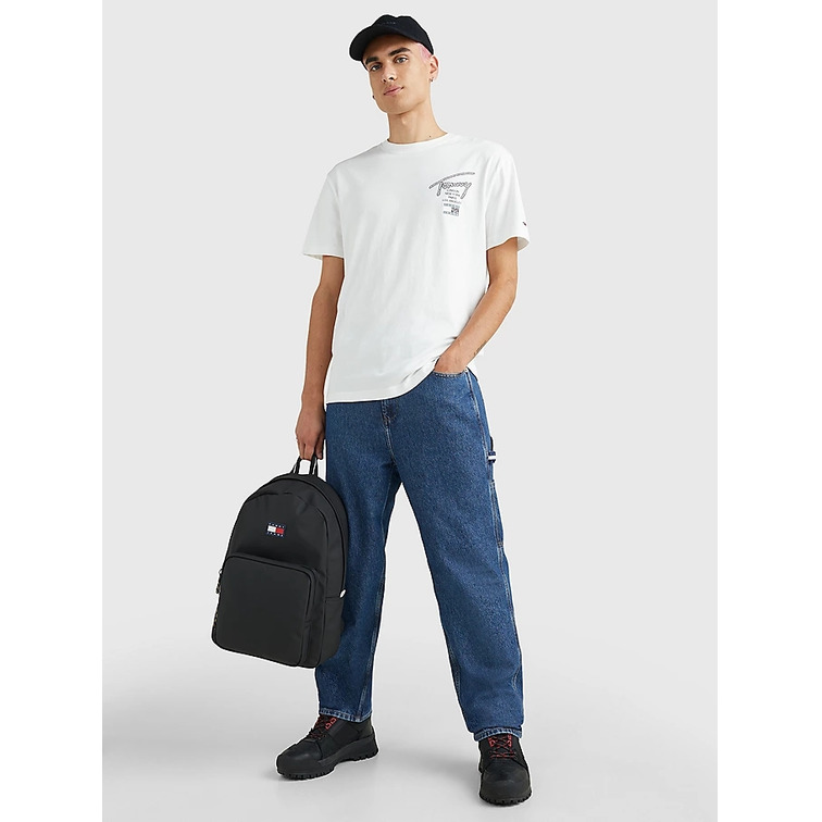 t-shirt homme  th tjm clsc aop logo tee