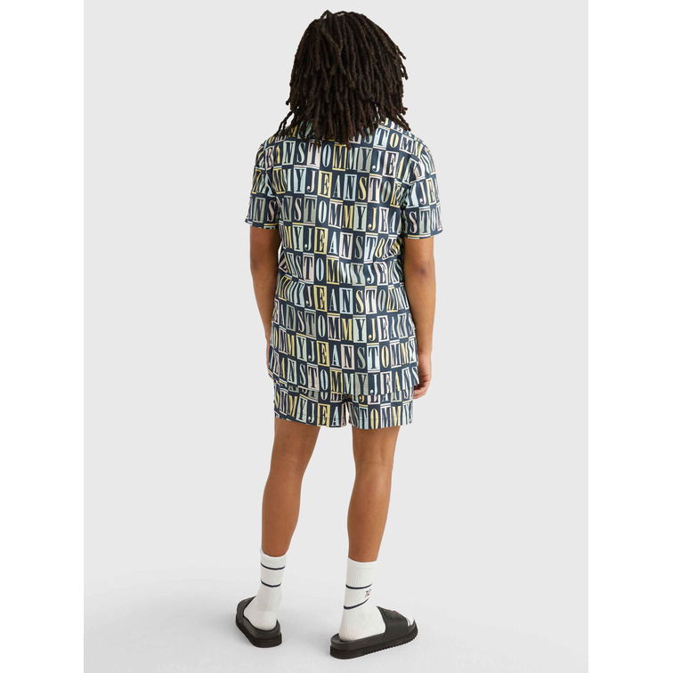 chemise homme  th tjm clsc tommy aop ss shirt