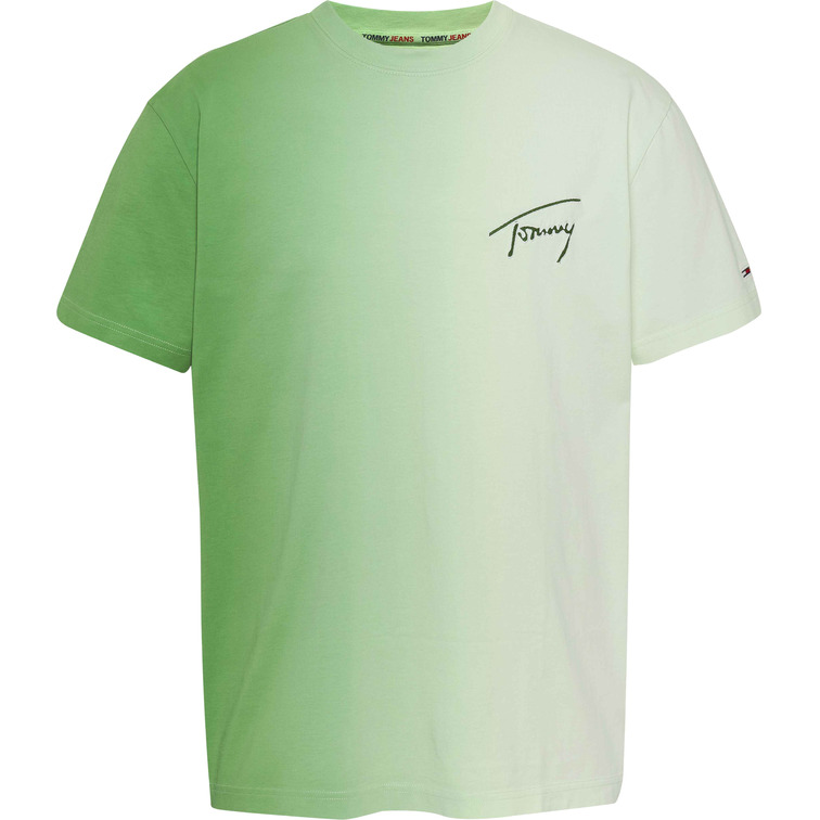 t-shirt homme  th tjm clsc dip dye signature tee
