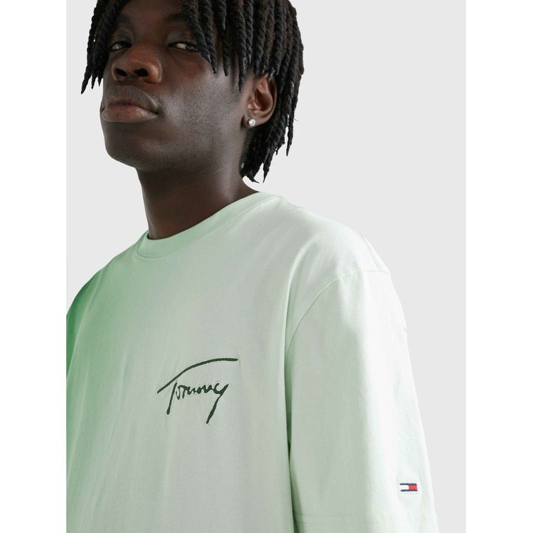 t-shirt homme  th tjm clsc dip dye signature tee