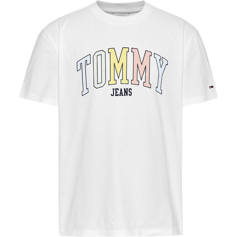 t-shirt homme  th tjm clsc college pop tommy tee