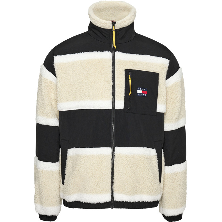 homme tjm rlx stripe sherpa jacket bds