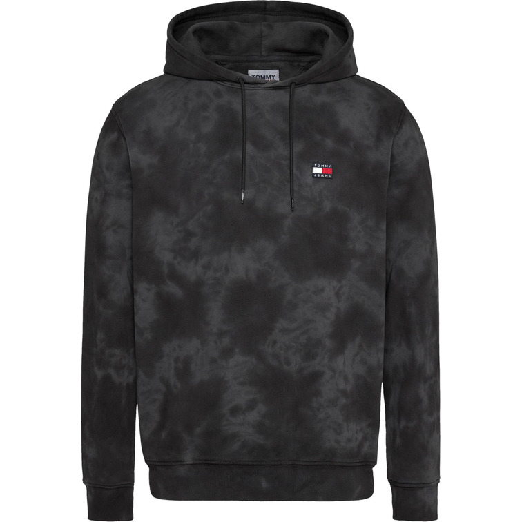 sweat-shirt homme  th tjm reg xs badge tie dyed hood