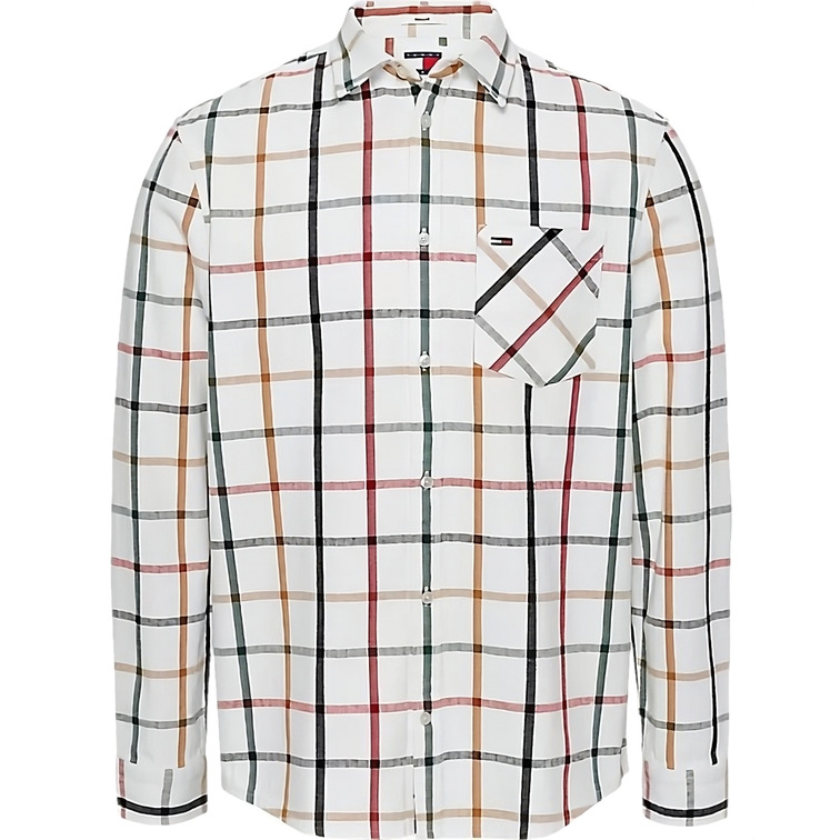 homme tjm reg check flannel shirt ybr