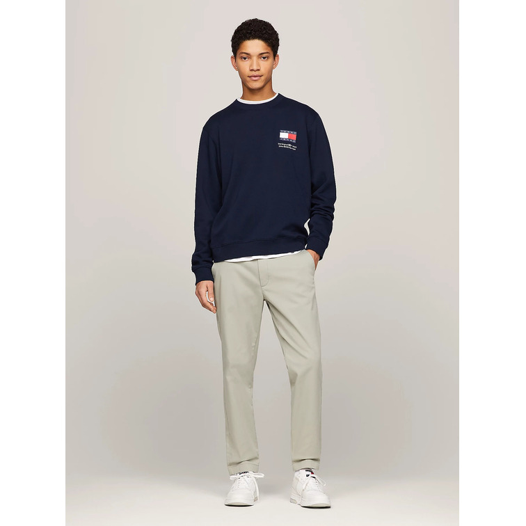 sweat-shirt homme  th tjm reg essential flag cneck e