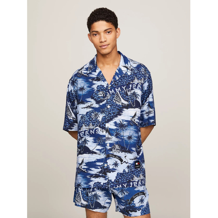 chemise homme  th tjm ao hawaiian camp shirt ext