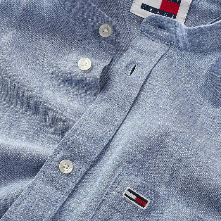 homme tjm reg mao linen blend shirt c6c