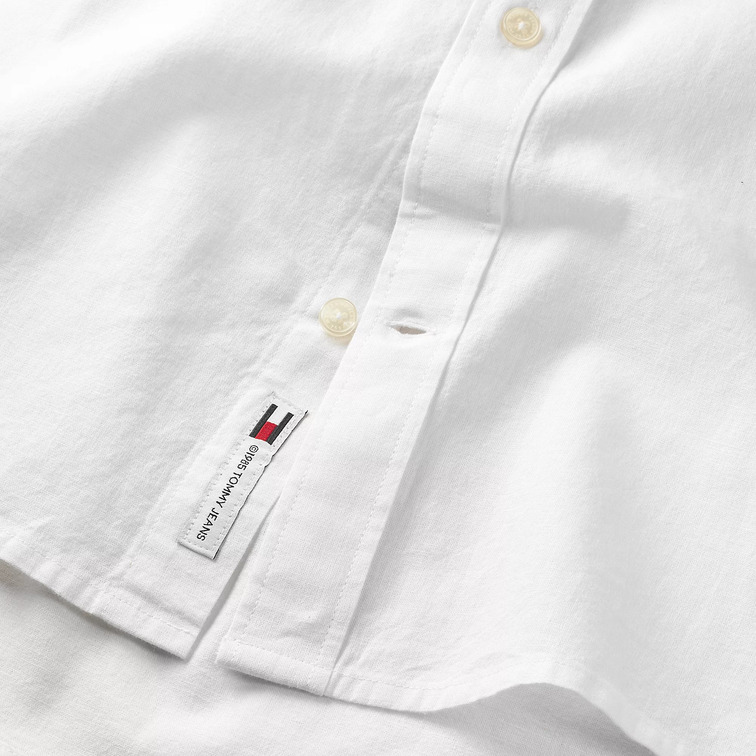 homme tjm reg mao linen blend shirt ybr