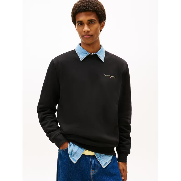 sweat-shirt homme  tommy hilfiger tjm reg linear crew ext