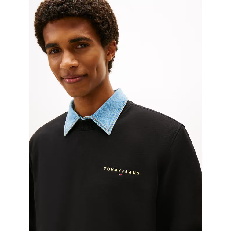 sweat-shirt homme  tommy hilfiger tjm reg linear crew ext