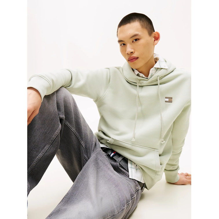 sweat-shirt homme  tommy hilfiger tjm reg badge hoodie ext