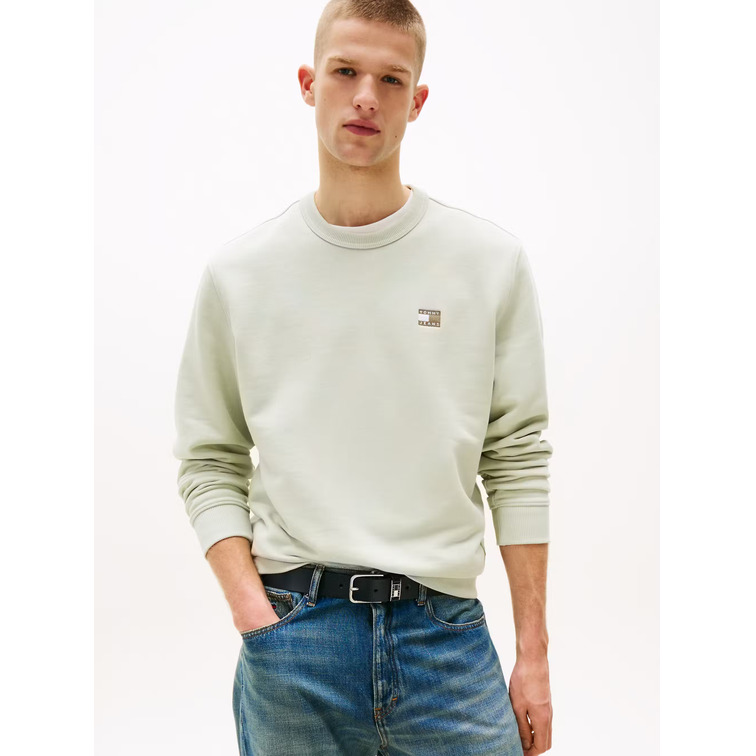 sweat-shirt homme  tommy hilfiger tjm reg badge crew ext