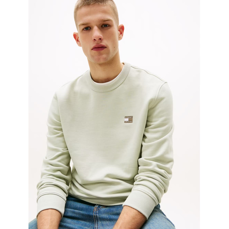 sweat-shirt homme  tommy hilfiger tjm reg badge crew ext