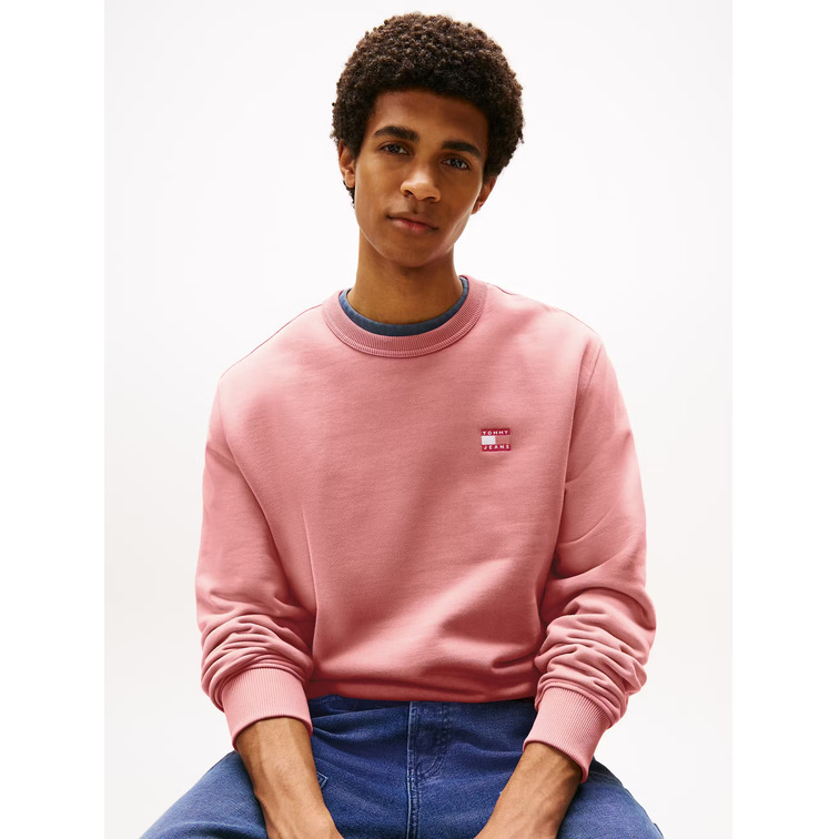 sweat-shirt homme  tommy hilfiger tjm reg badge crew ext