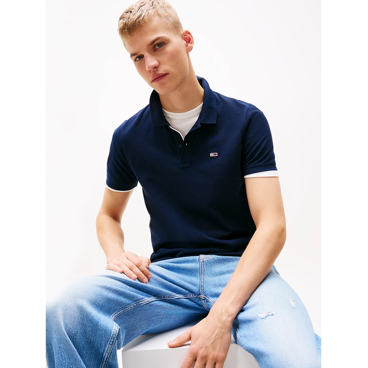 pôle homme  tommy hilfiger tjm slim placket pôle ext
