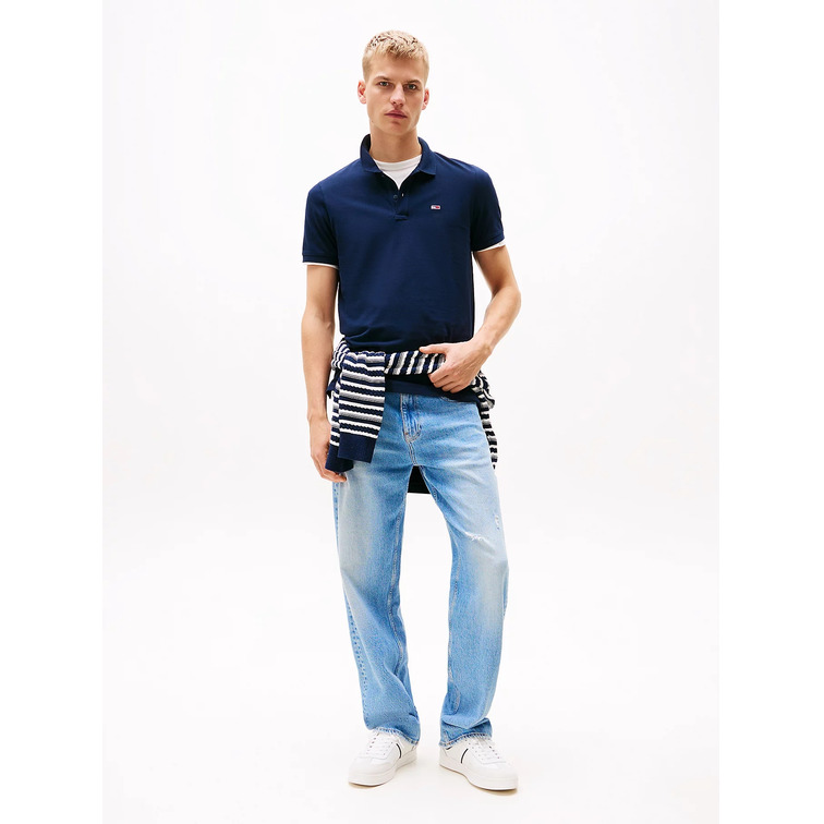 pôle homme  tommy hilfiger tjm slim placket pôle ext