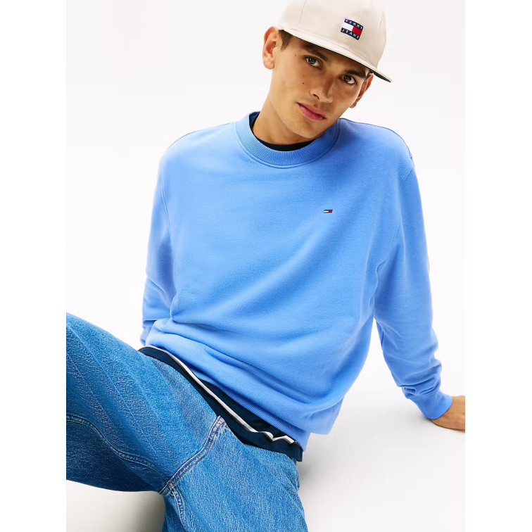 sweat-shirt homme  tommy hilfiger tjm reg s flag crew