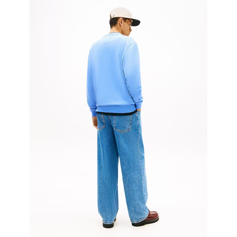 sweat-shirt homme  tommy hilfiger tjm reg s flag crew