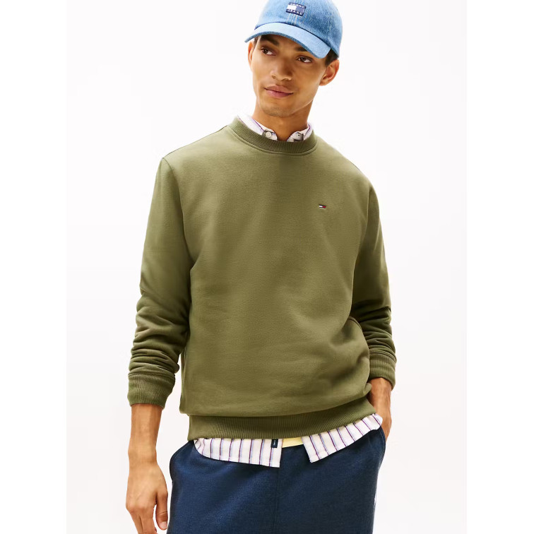 sweat-shirt homme  tommy hilfiger tjm reg s flag crew