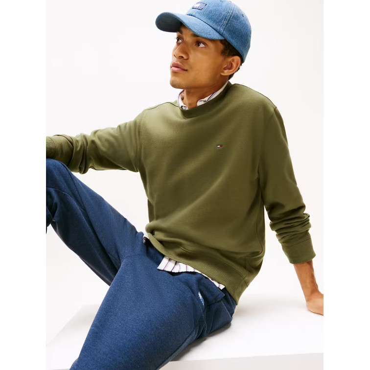 sweat-shirt homme  tommy hilfiger tjm reg s flag crew