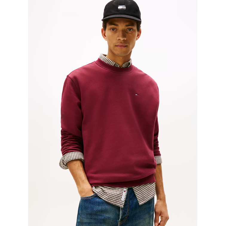 sweat-shirt homme  tommy hilfiger tjm reg s flag crew