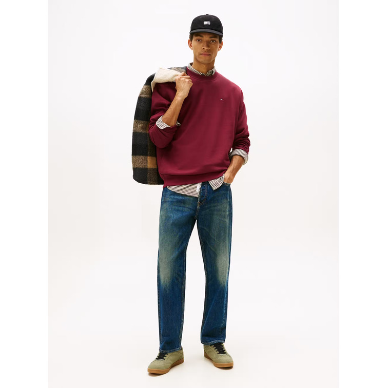 sweat-shirt homme  tommy hilfiger tjm reg s flag crew