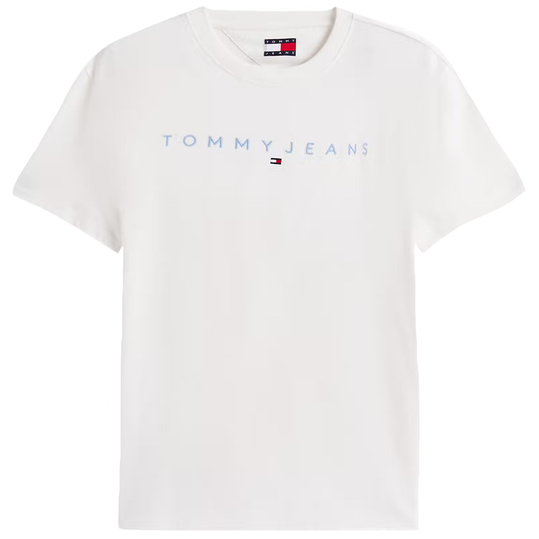 t-shirt homme  tommy hilfiger tjm reg linear logo tee ext