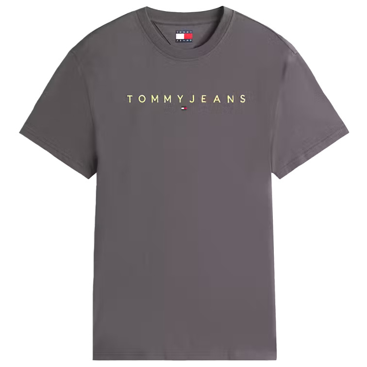 t-shirt homme  tommy hilfiger tjm reg linear logo tee ext