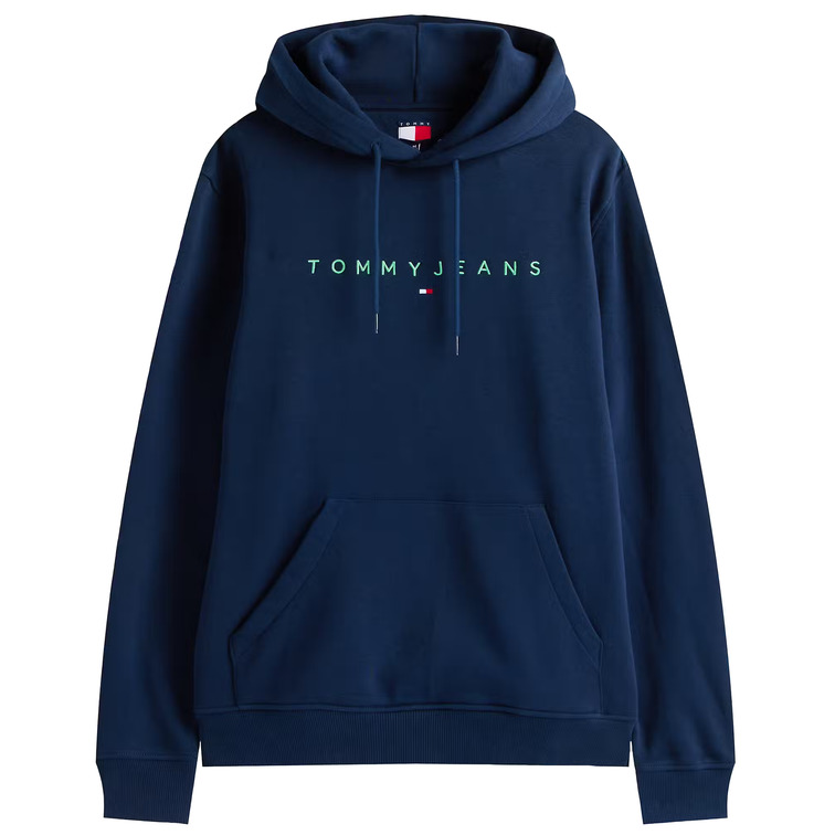 sweat-shirt homme  tommy hilfiger tjm reg linear logo hoodie ext