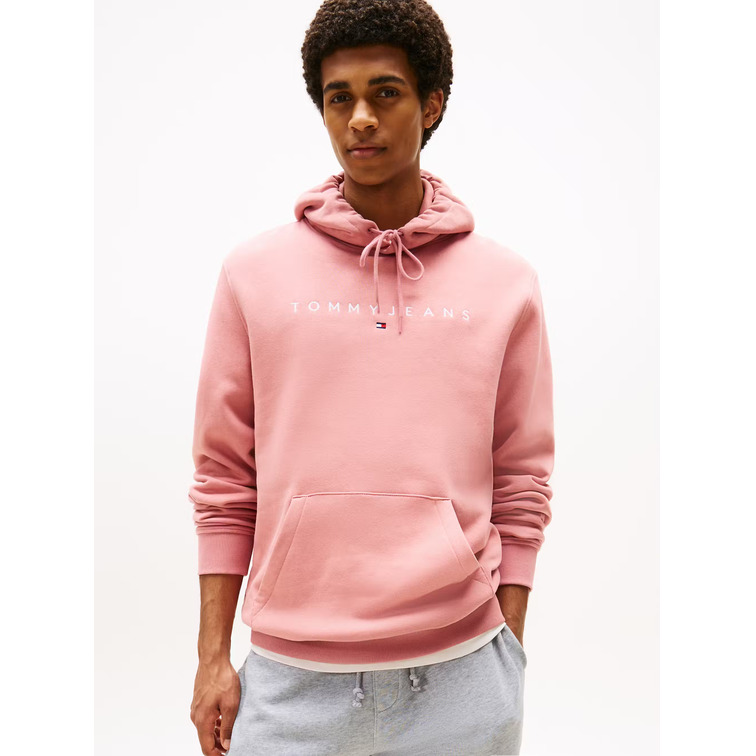 sweat-shirt homme  tommy hilfiger tjm reg linear logo hoodie ext
