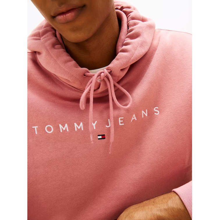 sweat-shirt homme  tommy hilfiger tjm reg linear logo hoodie ext