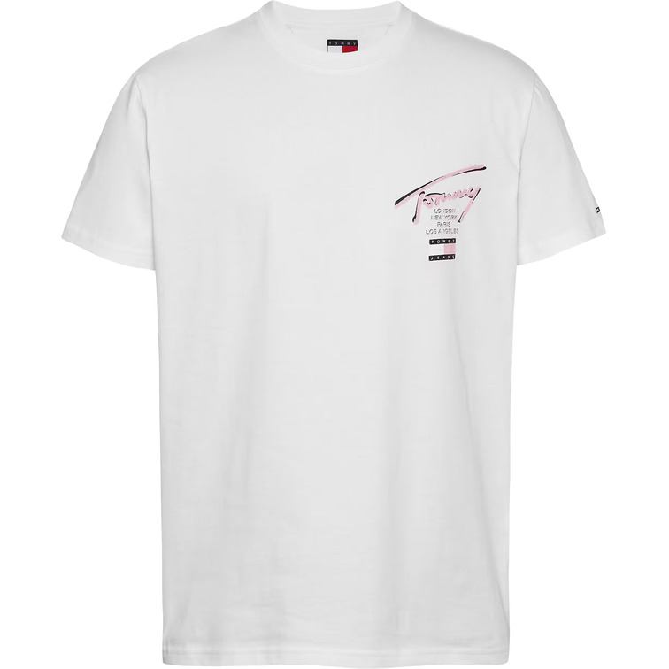 t-shirt homme  tommy hilfiger tjm reg tommy sign city tee ex