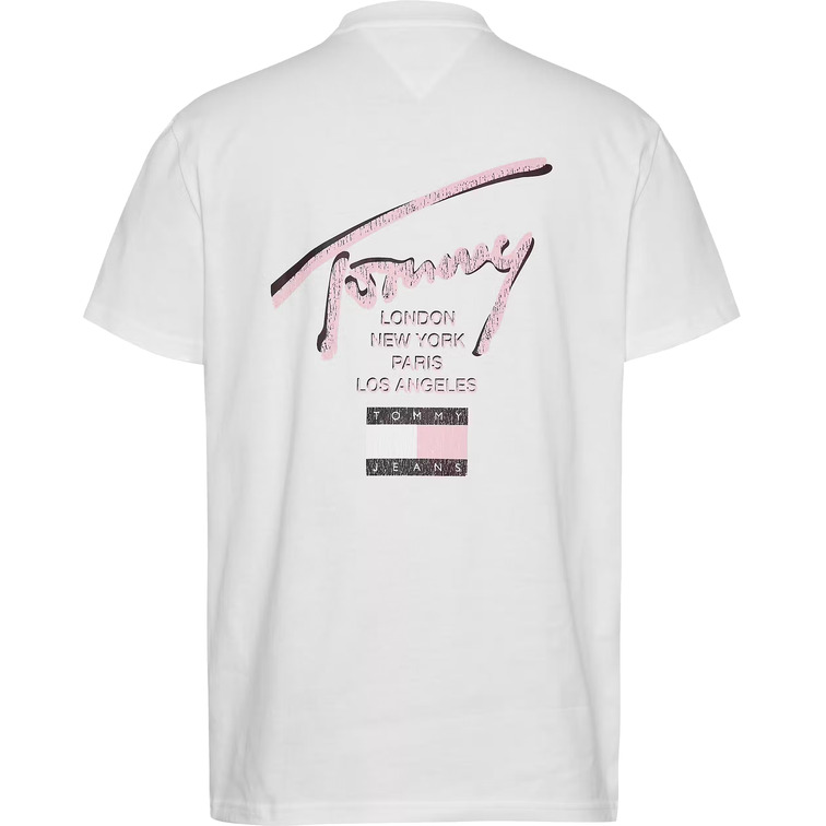 t-shirt homme  tommy hilfiger tjm reg tommy sign city tee ex