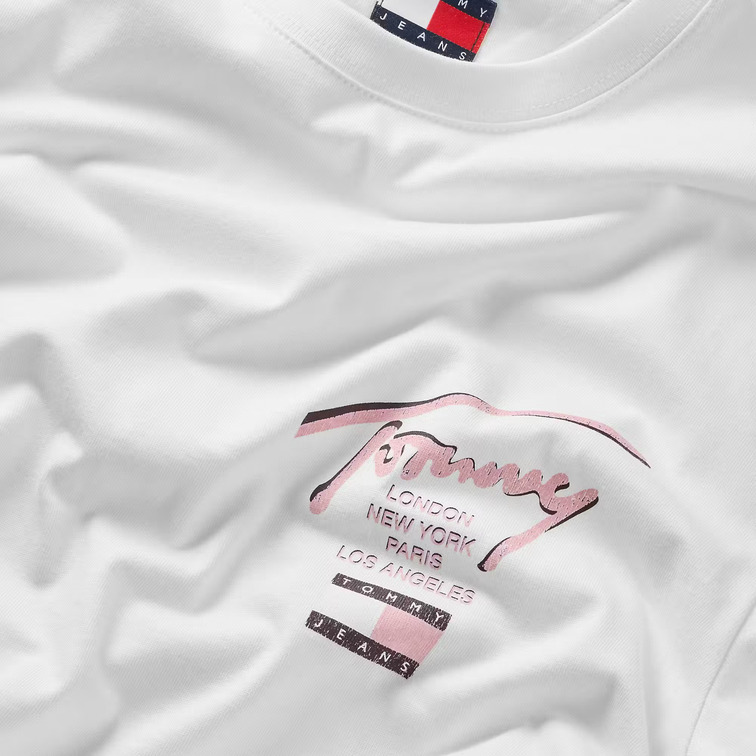 t-shirt homme  tommy hilfiger tjm reg tommy sign city tee ex