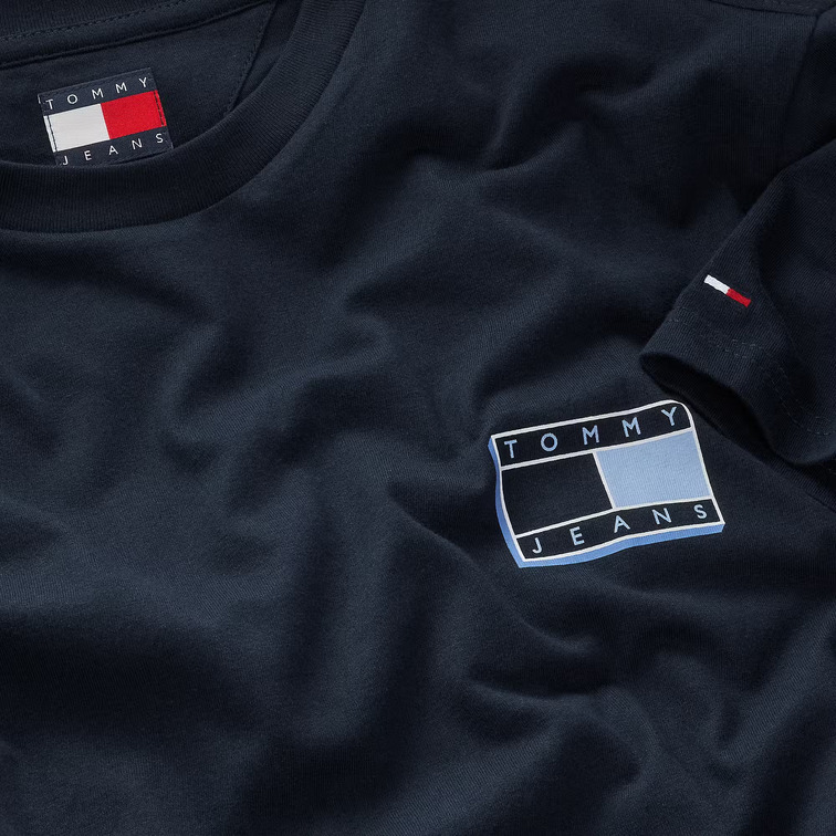 homme tjm slim pop color flag tee ex c1g