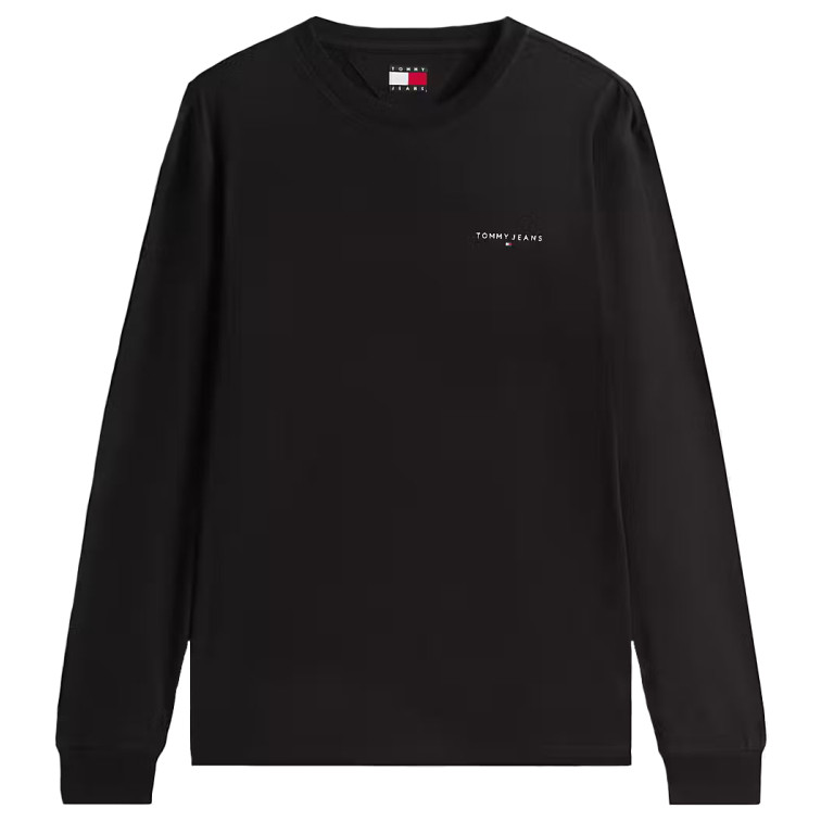 t-shirt homme  tommy hilfiger tjm slim chest linear ls tee e