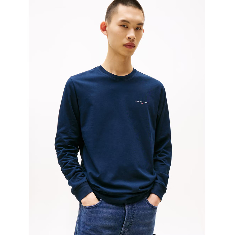 homme tjm slim chest linear ls tee e c1g