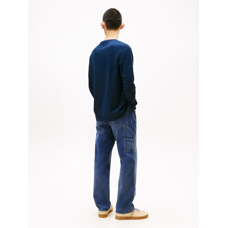 homme tjm slim chest linear ls tee e c1g