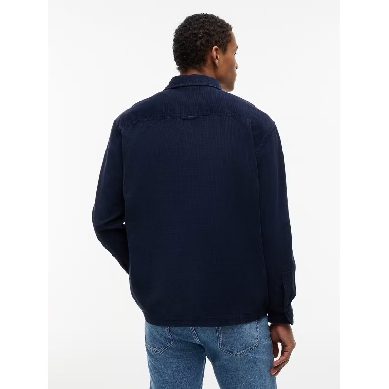 chemise homme  tommy hilfiger tjm brick cord overshirt ext