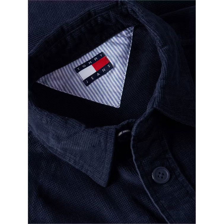 chemise homme  tommy hilfiger tjm brick cord overshirt ext